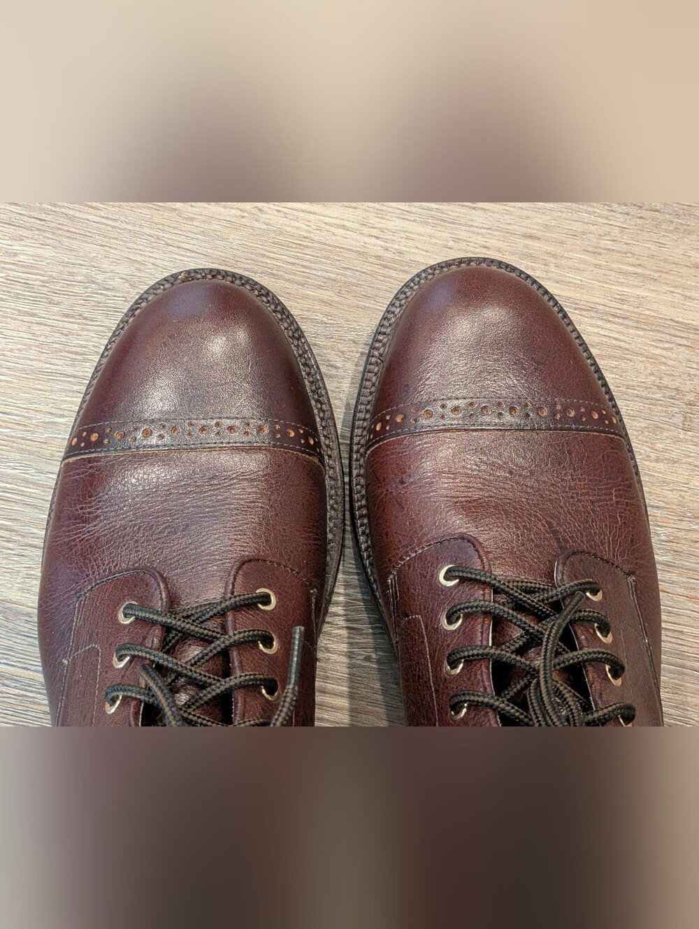 Grant Stone Garrison Boot In Crimson Kudu Leather Mens Size 9.5 E - Picture 6 of 8